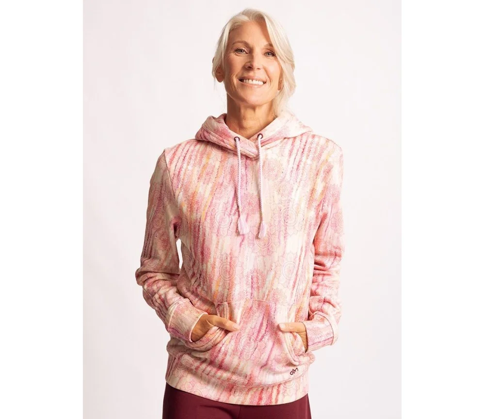 Spirit of OM - Hoodie Sarva Patala - perlrosa