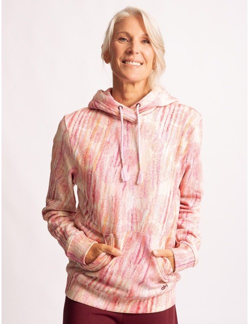 Spirit of OM - Hoodie Sarva Patala - perlrosa