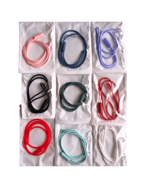 Healy - Befestigungsband, Schnur, Halsband aus Silikon versch. Farben- fürs Healy Gerät