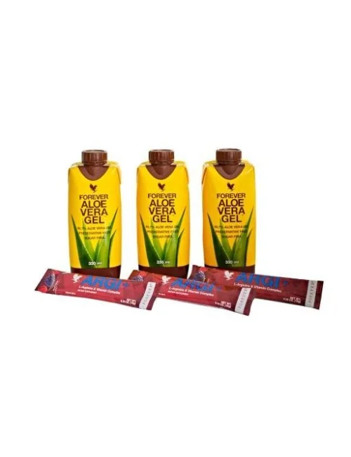 Forever - 330ml Forever Aloe Vera Gel™ & Argi+® Tripack - Die perfekte Kombination um deine Ernährungsweise zu verbessern