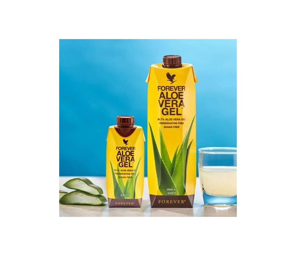 Forever - 330ml Forever Aloe Vera Gel™ - Enthält 99,7 % reines Aloe-Vera-Gel - 12 x 0,33 Liter