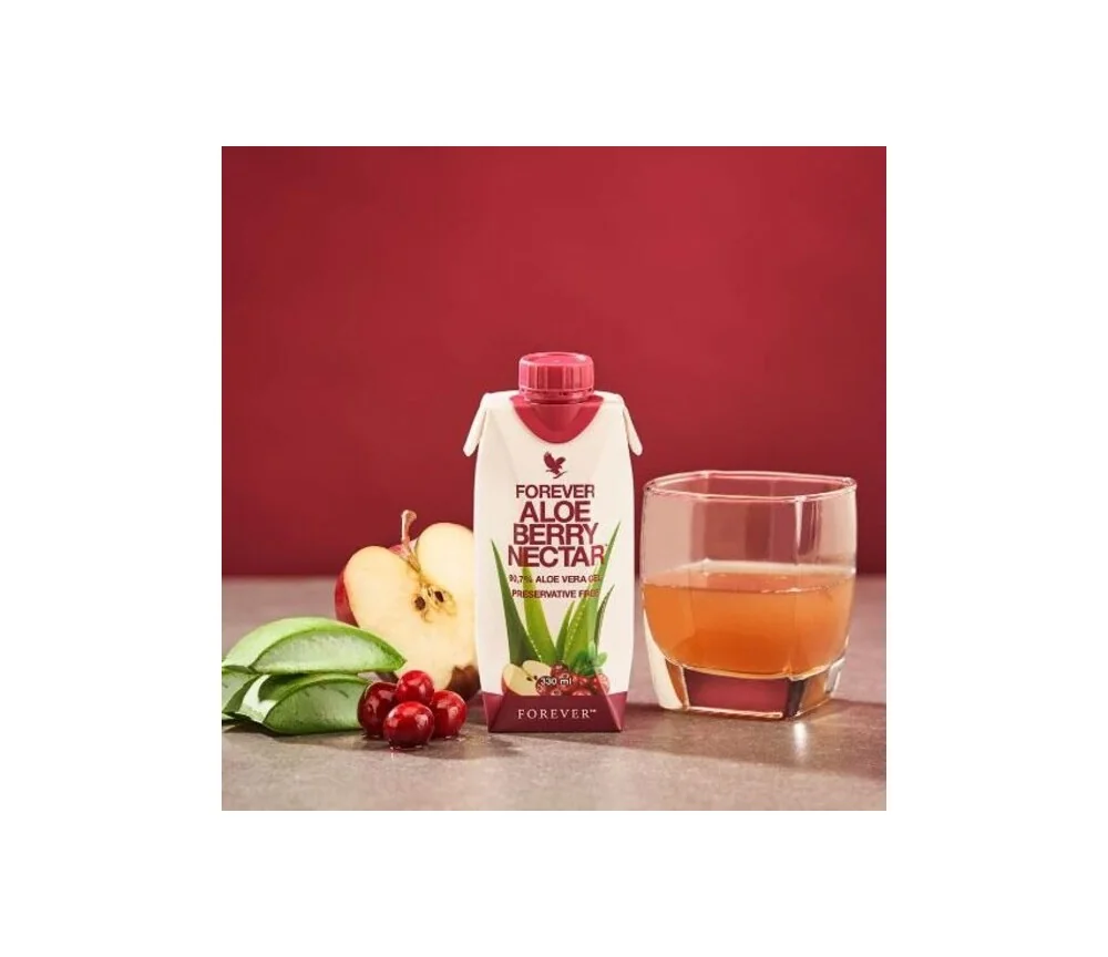 Forever - 330ml Forever Aloe Berry Nectar™ - 90,7 % Aloe-Vera-Gel - 12 x 0,33 Liter
