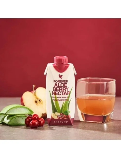 Forever - 330ml Forever Aloe Berry Nectar™ - 90,7 % Aloe-Vera-Gel - 12 x 0,33 Liter
