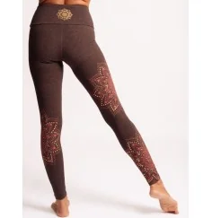 Spirit of OM - Yoga Leggings Chaya - tiefrot