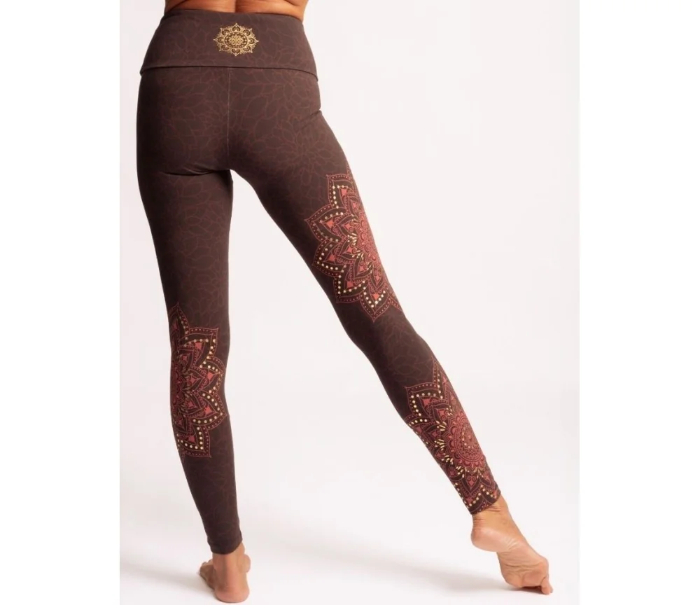 Spirit of OM - Yoga Leggings Chaya - tiefrot