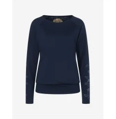 Spirit of OM - Longsleeve Shirt Priya - indiblau