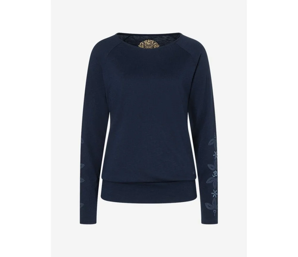 Spirit of OM - Longsleeve Shirt Priya - indiblau