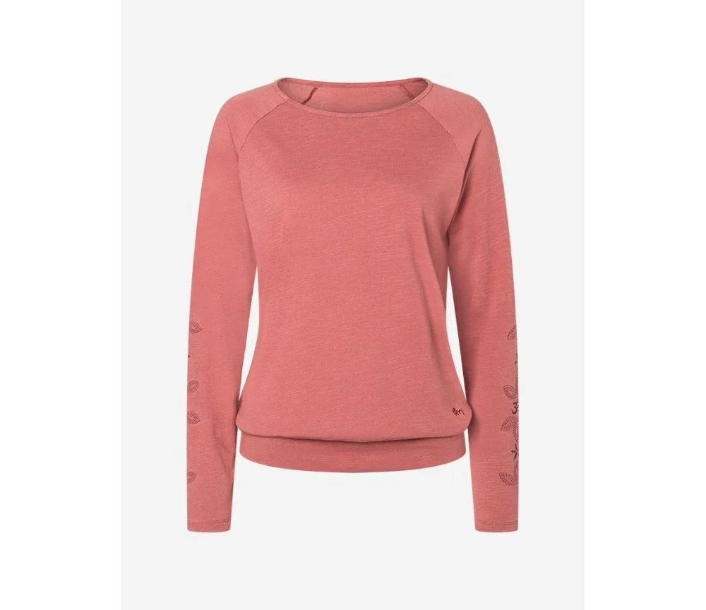 Spirit of OM - Longsleeve Shirt Priya - perlrosa