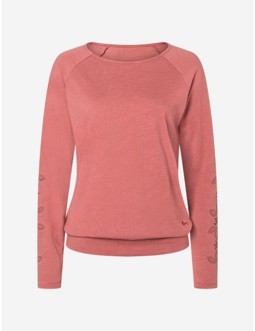 Spirit of OM - Longsleeve Shirt Priya - perlrosa