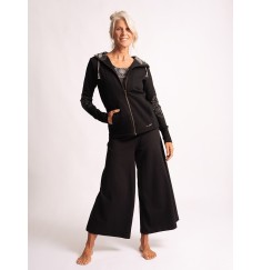 Spirit of OM - Sweatjacke Maui Nava - schwarz