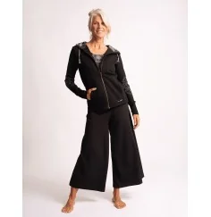 Spirit of OM - Sweatjacke Maui Nava - schwarz