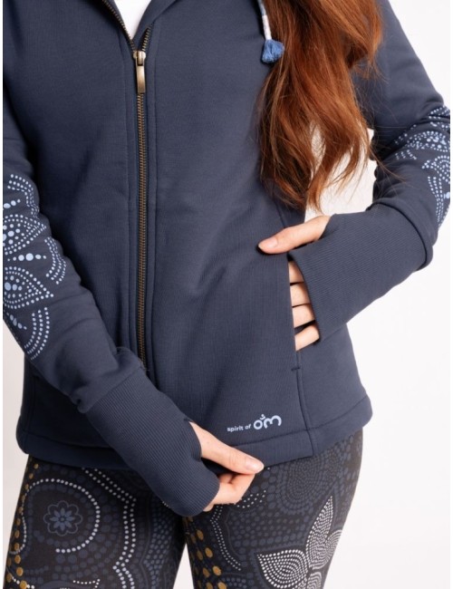 copy of Spirit of OM - Sweatjacke Maui Nava - schwarz