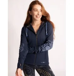 Spirit of OM - Sweatjacke Maui Nava - tiefblau