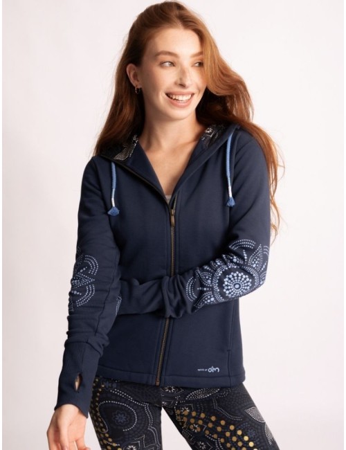 copy of Spirit of OM - Sweatjacke Maui Nava - schwarz