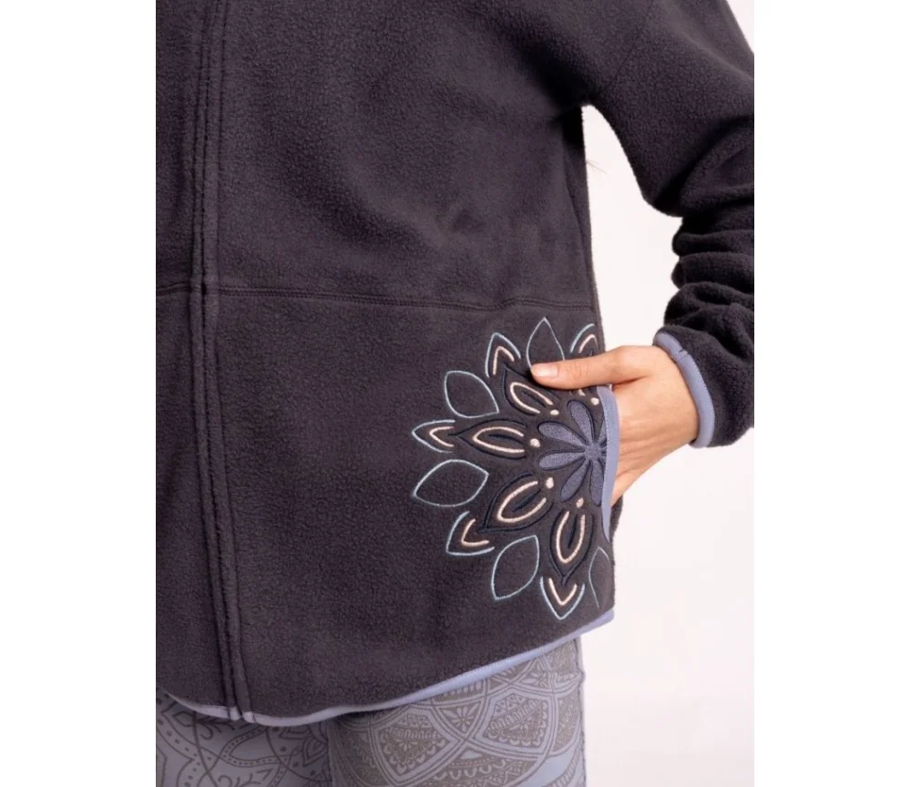 copy of Spirit of OM - Sweatjacke Maui Nava - schwarz