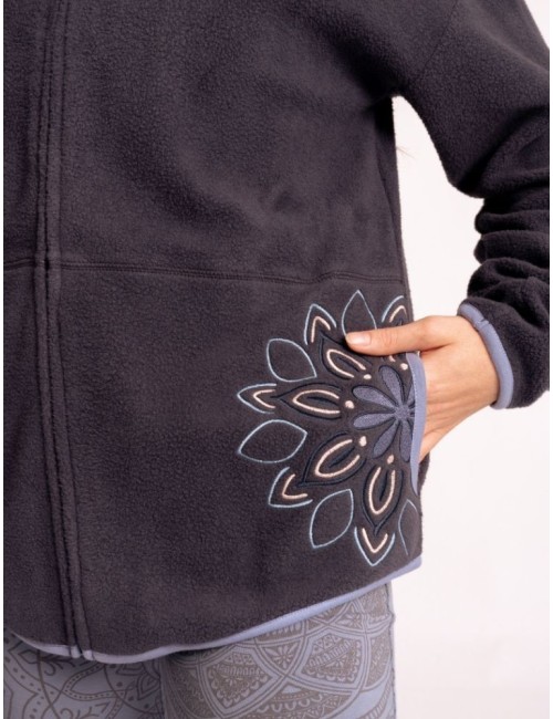 copy of Spirit of OM - Sweatjacke Maui Nava - schwarz