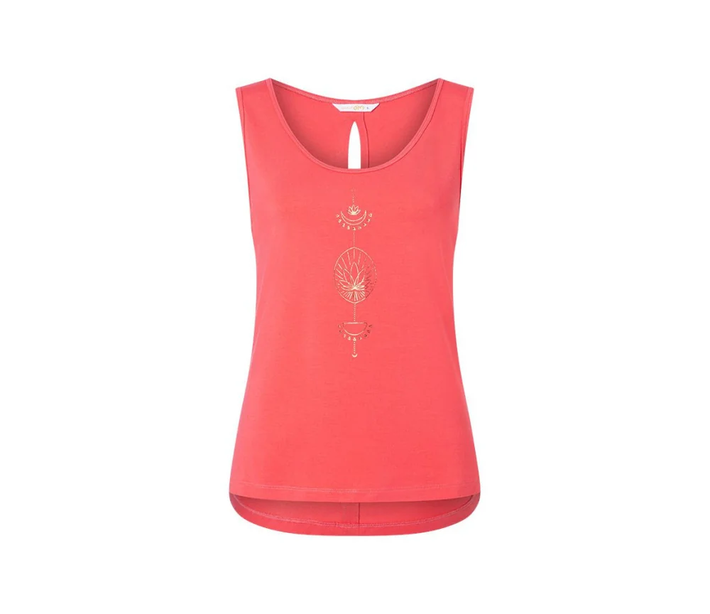 Spirit of OM - Tanktop Vahita - coral