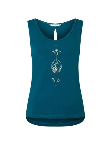 Spirit of OM - Tanktop Vahita - nachtpetrol