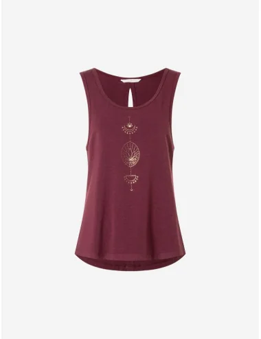 Spirit of OM - Tanktop Vahita - tiefrot
