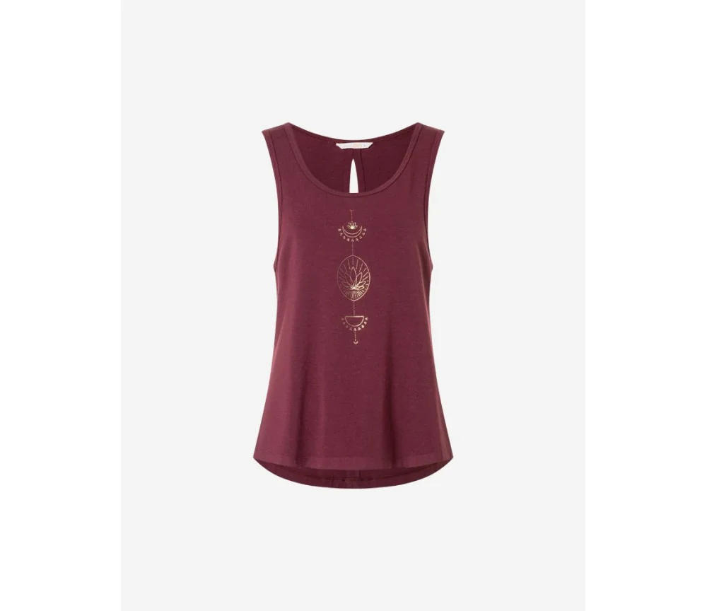 Spirit of OM - Tanktop Vahita - tiefrot