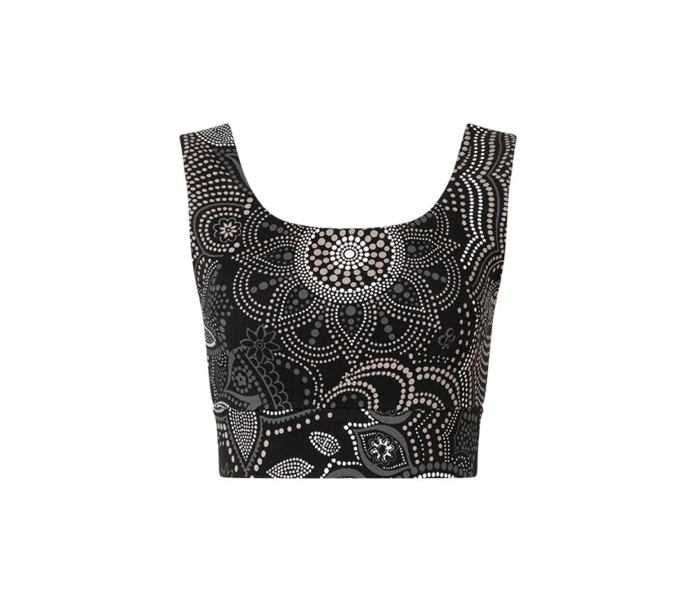 Spirit of OM - Yoga Bra Hatha Maui - schwarz-natur