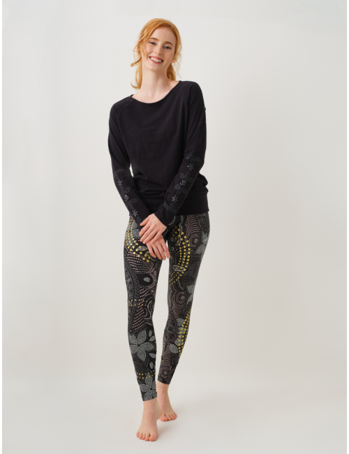 Spirit of OM - Longsleeve Shirt Priya - schwarz