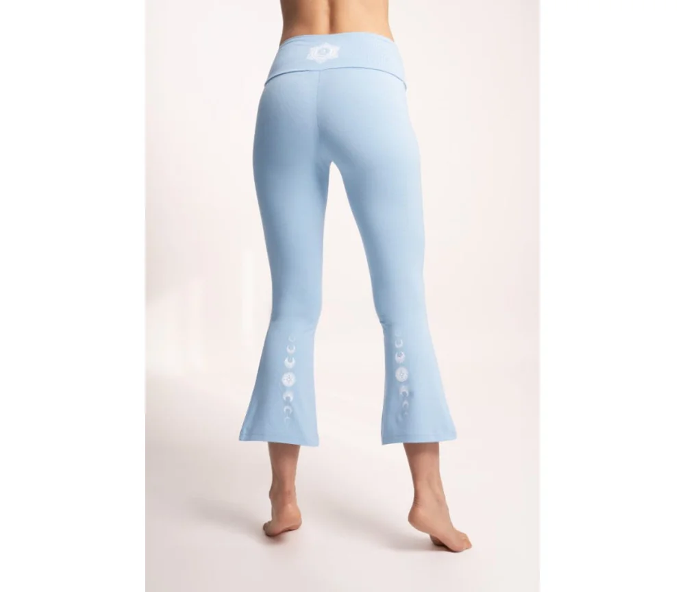 Spirit of OM - Yoga Hose 7/8 Vipra - eisblau