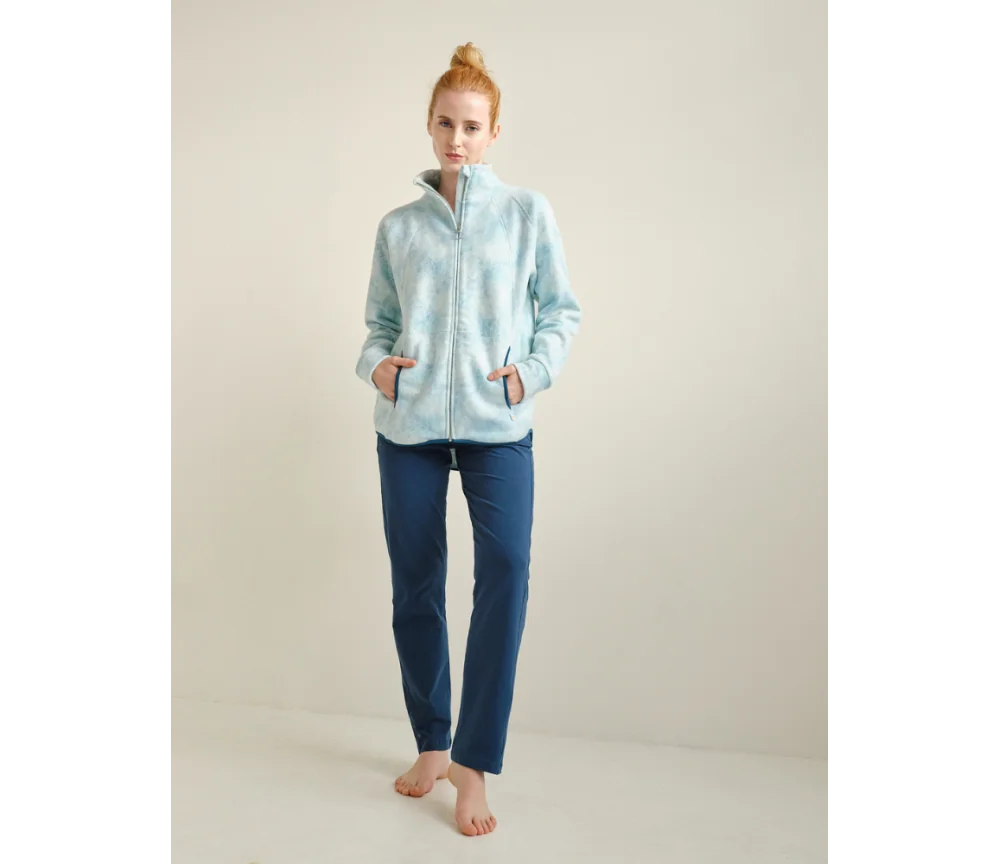 Spirit of OM - Baumwollfleecejacke Ayana - holi