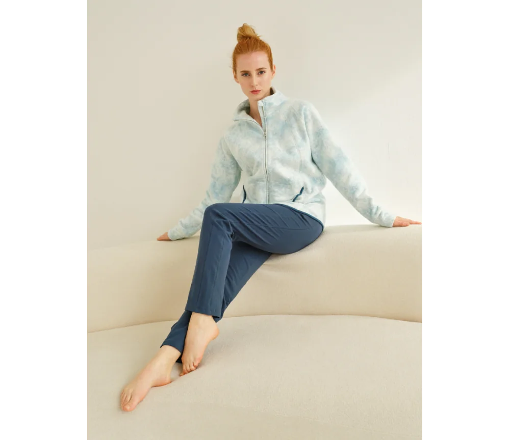 Spirit of OM - Baumwollfleecejacke Ayana - holi