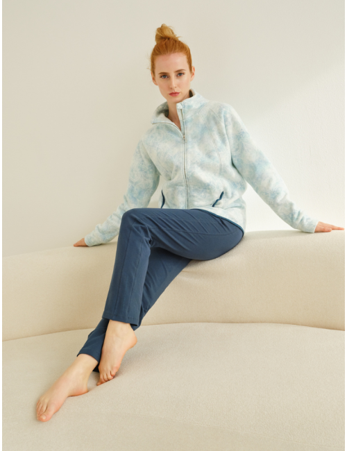 copy of copy of copy of Spirit of OM - Sweatjacke Maui Nava - schwarz