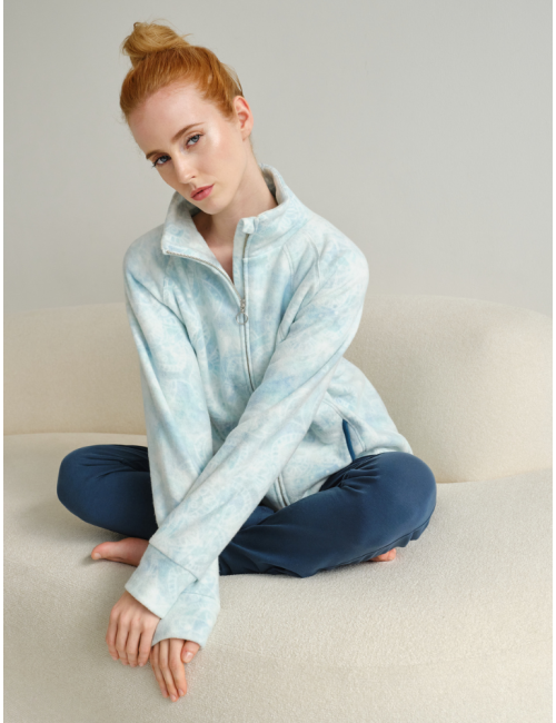 copy of copy of copy of Spirit of OM - Sweatjacke Maui Nava - schwarz