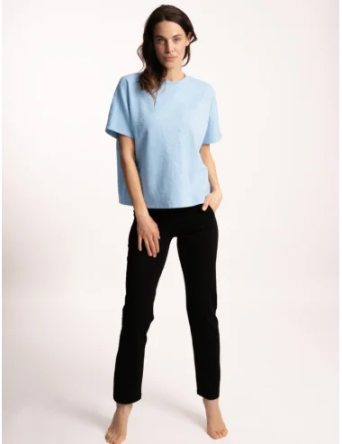 copy of Spirit of OM - Shirt Eka Padma - tiefblau