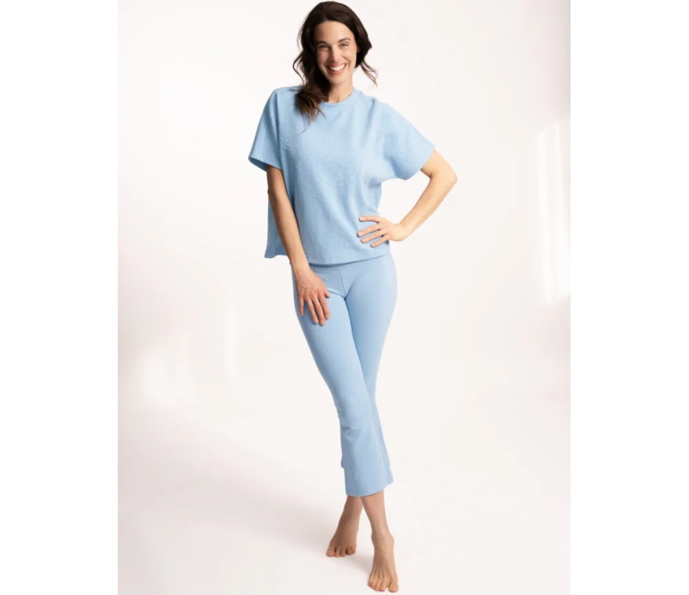 copy of Spirit of OM - Shirt Eka Padma - tiefblau