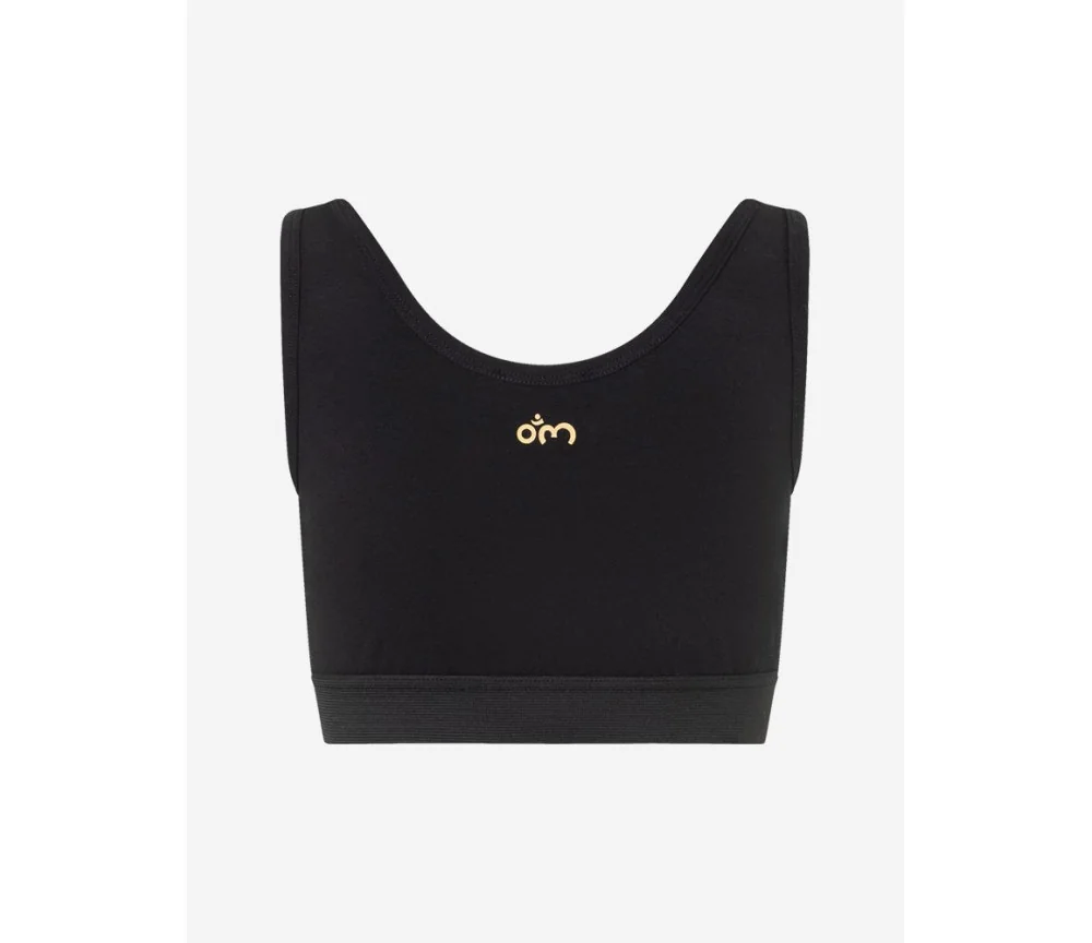 Spirit of OM - Yoga Bra Padma - schwarz