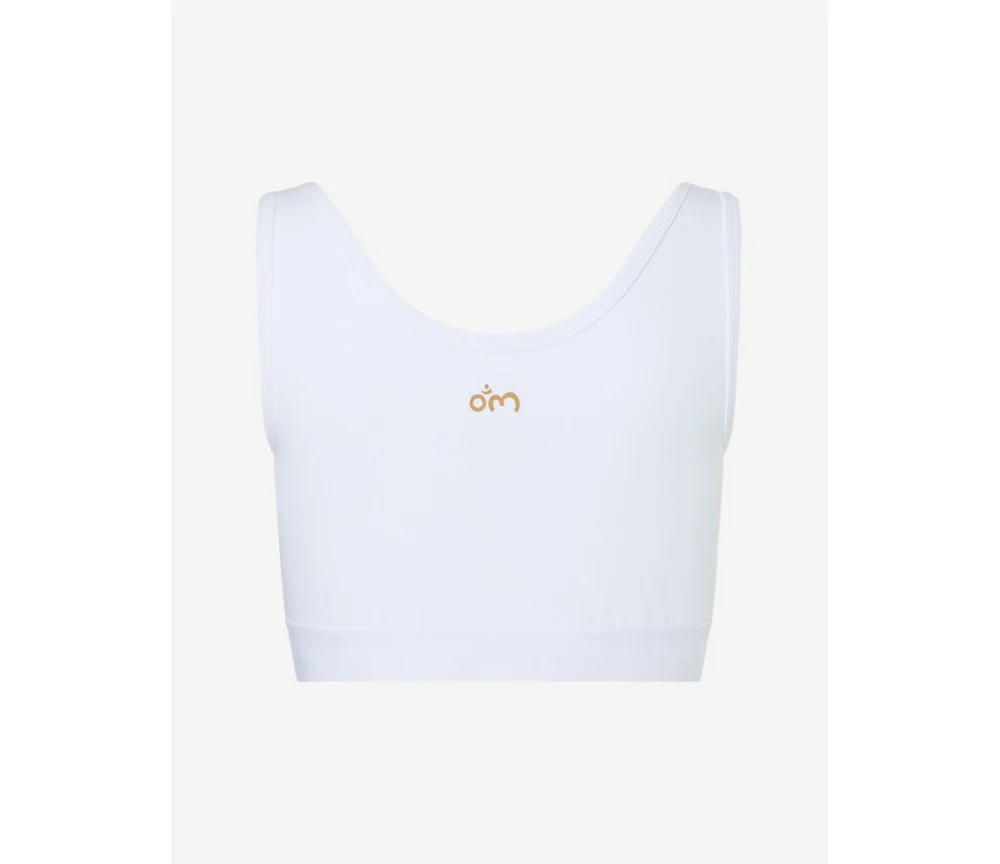 Spirit of OM - Yoga Bra Padma - weiß