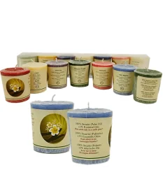 Kerze - Votiv Kerze -V Kerze - Chill Out Set 1 - 7 er Set