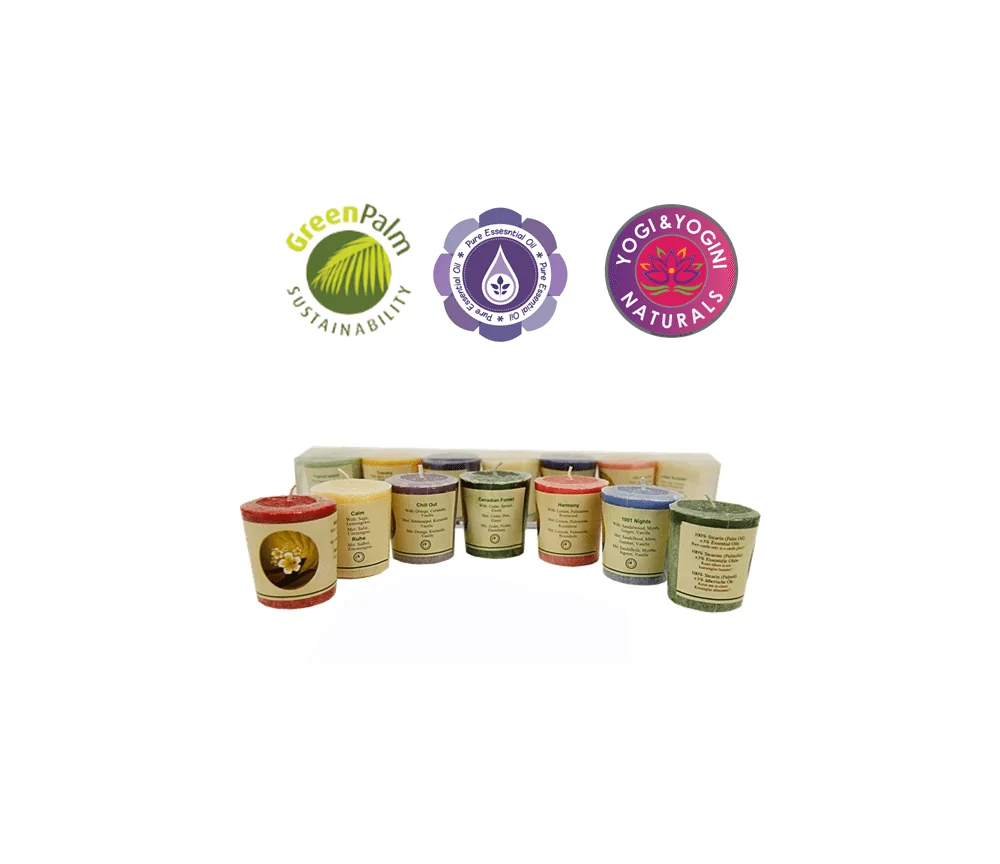 Kerze - Votiv Kerze -V Kerze - Chill Out Set 1 - 7 er Set