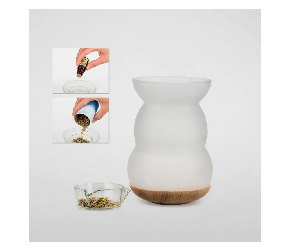 Nature´s Design - Räuchergefäß - Kombi inkl. Aromalampe & Duftlampe - Blume des Lebens