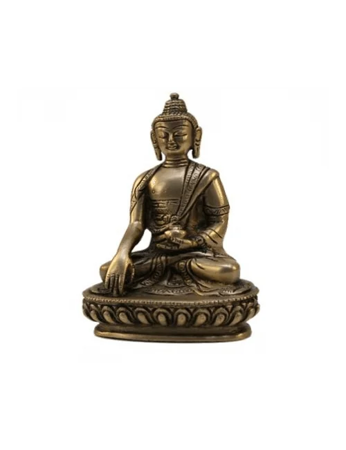 Statue - Figur - Buddha - Akshobhya - Messsing - ca. 14 cm Höhe