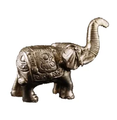 Statue - Figur - Elefant - Messsing - ca. 7,5x7 cm