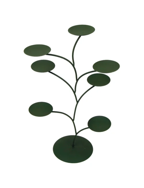 Teelichthalter - Capiz Muschel - Lotus Licht - Chakra -groß - 7er Set - Silber