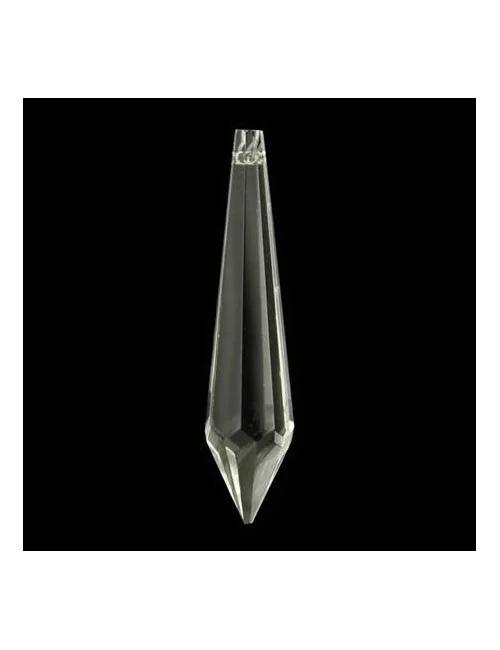 Hängende Dekoration - FengShui - Kristall - Zapfen - ca. 1,6 x 7,6 cm