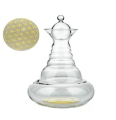 Nature's Design - Vitalkaraffe - Alladin - Blume des Lebens in Gold - 2,3 L inkl. Stöpsel