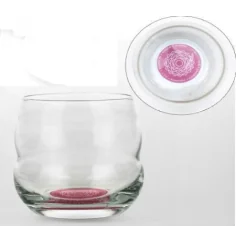 Nature's Design - Gläser Set - Chakra - 7tlg - mit farbigen Chakra Symbol auf Glasboden