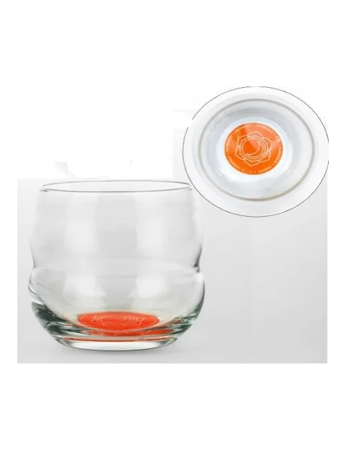 Nature's Design - Gläser Set - Chakra - 7tlg - mit farbigen Chakra Symbol auf Glasboden