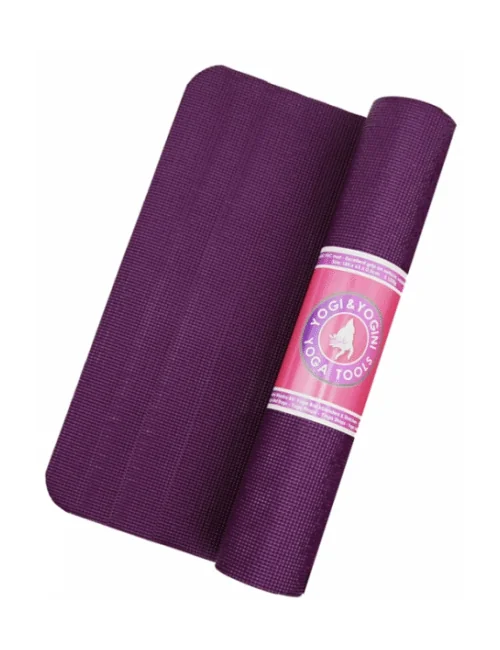 Yogi & Yogini - Yoga & Sport Matte Basic - PVC - violett ca. 61x183x0,5cm