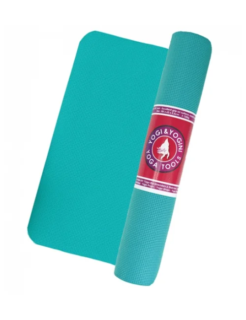 Yogi & Yogini - Yoga & Sport Matte Basic - PVC - türkis ca. 61x183x0,5cm