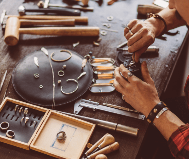 Heilstein& Edelstein Schmuck <br> selbst herstellen